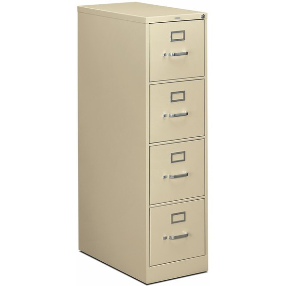 HON 310 H314 File Cabinet - 15" x 26.5"52" - 4 Drawer(s) - Finish: Putty