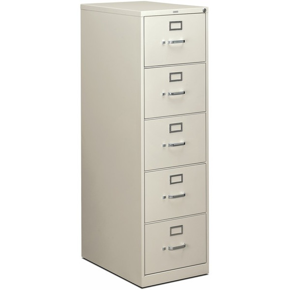 HON 310 H315C File Cabinet - 18.3" x 26.5"60" - 5 Drawer(s) - Finish: Light Gray