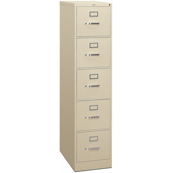 HON 310 H315 File Cabinet - 15" x 26.5"60" - 5 Drawer(s) - Finish: Putty