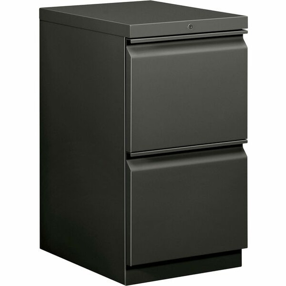 HON Brigade H33820R Pedestal - 15" x 19.9"28" - 2 x File Drawer(s) - Finish: Charcoal