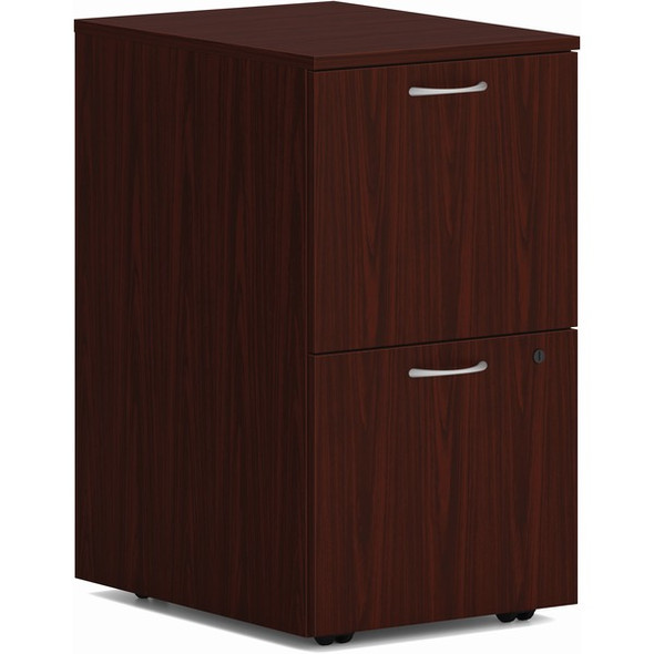 HON Mod HLPLPMFF Pedestal - 15" x 20"28" - 2 x File Drawer(s) - Finish: Traditional Mahogany