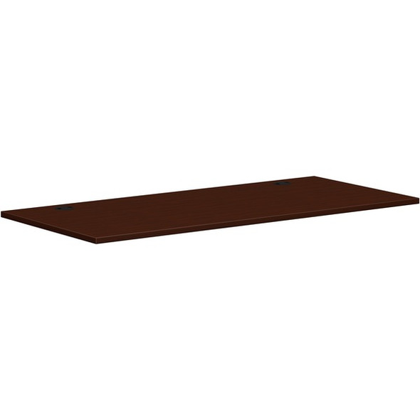 HON Mod HLPLRW6630 Work Surface - 66" x 30" - Finish: Traditional Mahogany, Laminate