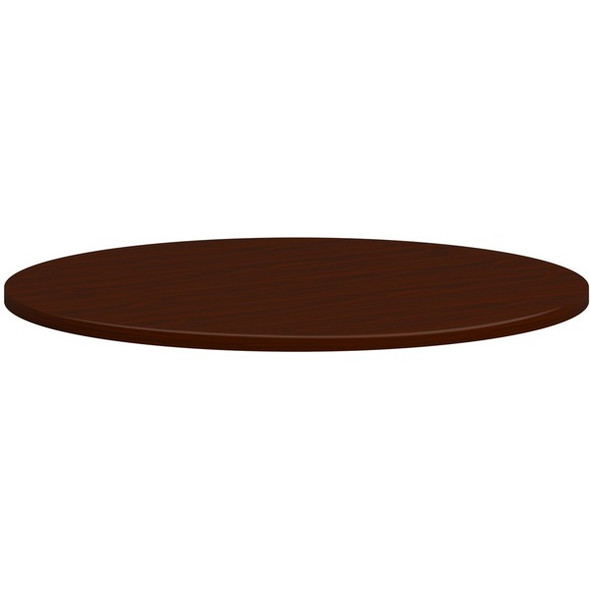 HON Mod HLPLTBL42RND Conference Table Top - 42" - Finish: Traditional Mahogany