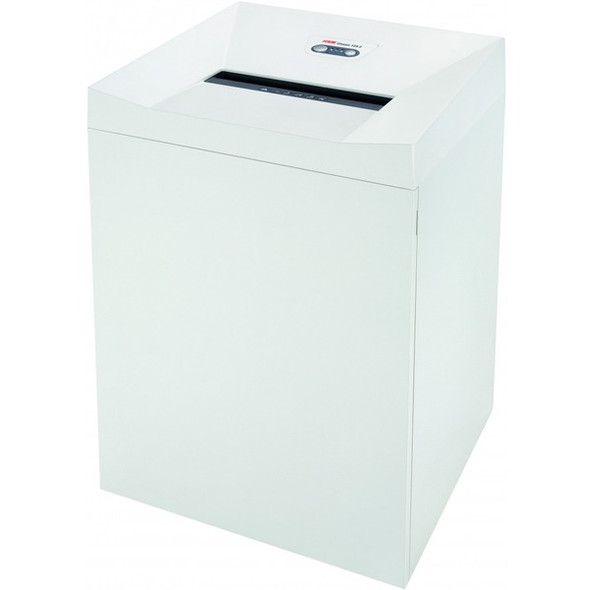 HSM Classic 125.2 - 1/32" x 3/16" + External Autom. Oiler - Continuous Shredder - Particle Cut - 4 Per Pass - for shredding Paper, Staples, Paper Clip - 0.031" x 0.188" Shred Size - P-7/F-3 - 10.04" Throat - 20.10 gal Wastebin Capacity - White