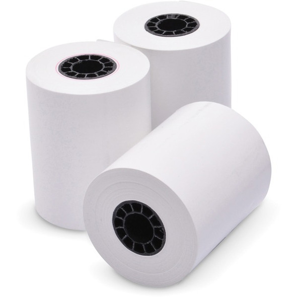 ICONEX NCR Paper Thermal POS Grade 165' Register Rolls - 2 1/4" x 165 ft - Clear - 3 / Pack - White