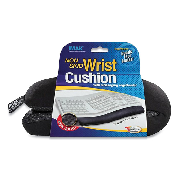 Nonskid Keyboard Wrist Cushion, 15.75 x 10, Black