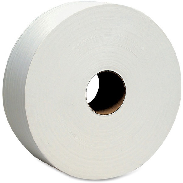 Scott Essential JRT Tissue Paper - 2 Ply - 3.55" x 2000 ft - 3.25" Core - White - Absorbent, Nonperforated, Unscented - For Toilet - 6 / Carton