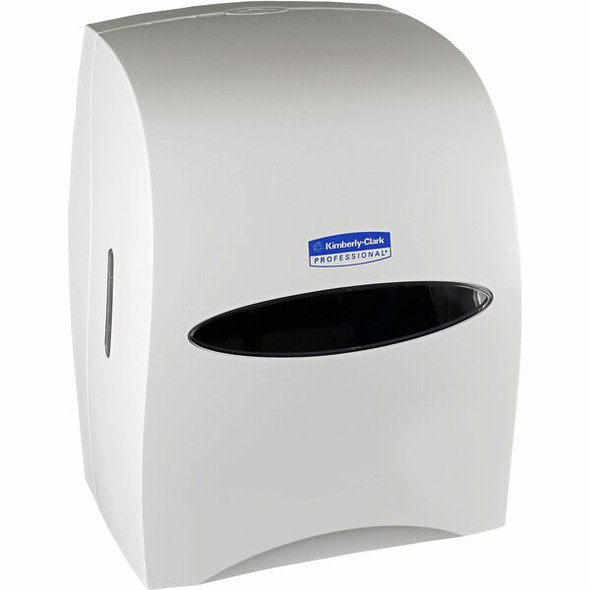 Kimberly-Clark Professional Sanitouch Manual Hard Roll Towel Dispenser - Touchless Dispenser - 16.1" Height x 12.6" Width x 10.2" Depth - Plastic - White - Durable - 1 / Carton