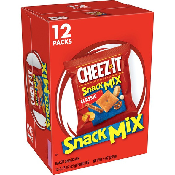 Cheez-It Classic Snack Mix - Cheese - 9 oz - 12 / Box