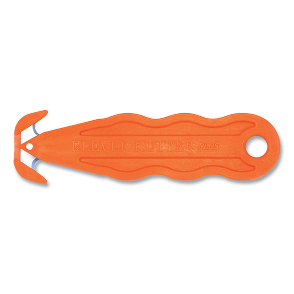 Kurve Blade Plus Safety Cutter, 5.75" Plastic Handle, Orange, 10/Box