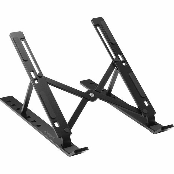 Kensington Collapsible Aluminum Laptop Riser - Up to 16" Screen Support - 11 lb Load Capacity - 5.8" Height - Aluminum - Black