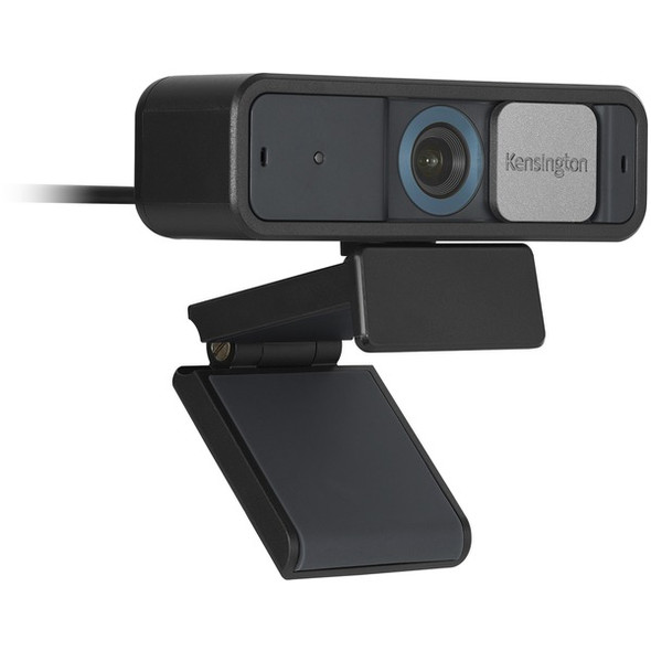 Kensington W2050 Webcam - 30 fps - Black - USB Type C - 1 Pack(s) - 1920 x 1080 Video - Auto-focus - 360&deg; Angle - 2x Digital Zoom - Microphone - Notebook, Computer