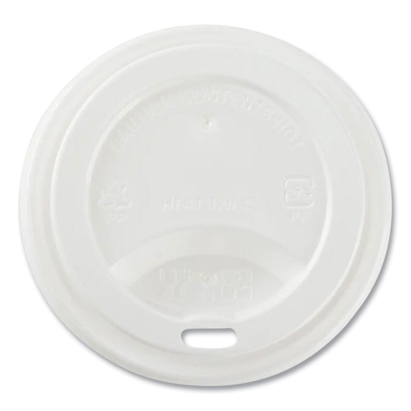 Hot Cup Lids, Fits 8 oz Paper Hot Cups, Sipper Lid, White, 1,000/Carton