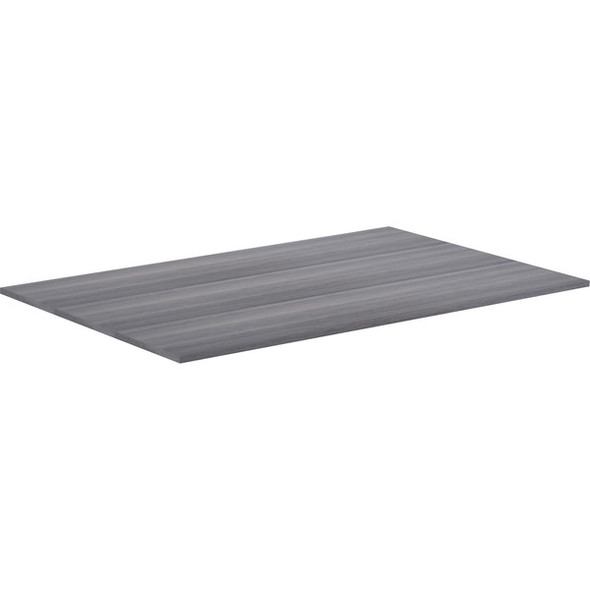 Lorell Revelance Conference Rectangular Tabletop - 71.6" x 47.3" x 1" x 1" - Material: Laminate - Finish: Weathered Charcoal
