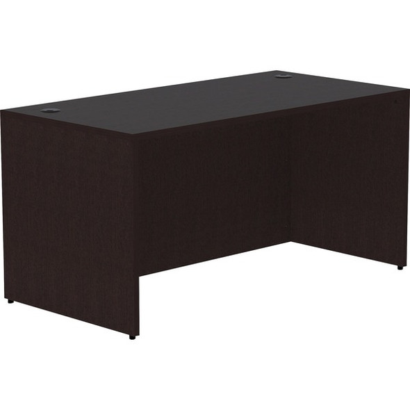 Lorell Espresso Laminate Desk - 60" x 30"29.5" Desk Shell, 1" Top - Finish: Espresso