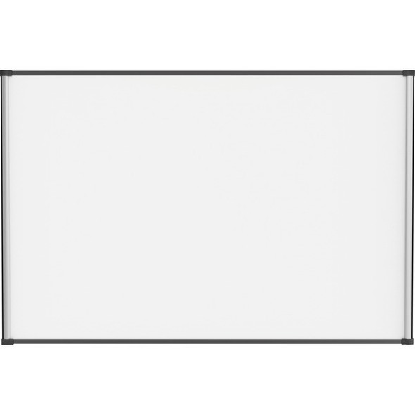 Lorell Magnetic Dry-erase Board - 72" (6 ft) Width x 48" (4 ft) Height - Aluminum Steel Frame - Rectangle - Magnetic - Marker Tray - 1 Each