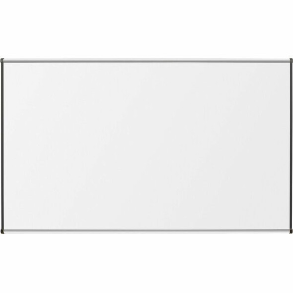 Lorell Marker Board - 72" (6 ft) Width x 48" (4 ft) Height - Porcelain Enameled Steel Surface - Satin Aluminum Frame - Magnetic - Ghost Resistant - Assembly Required - 1 Each