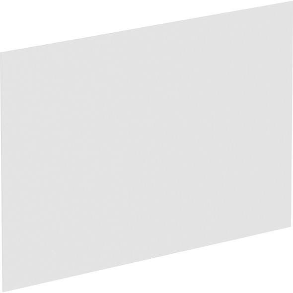 Lorell Adaptable Panel Dividers - 24" Width x 2" Height x 37" Depth - Aluminum, Acrylic - Frosted - 1 Each