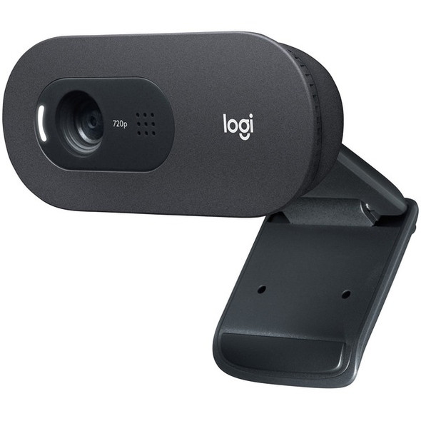 Logitech C505 Webcam - 30 fps - USB Type A - Retail - 1 Pack(s) - 1280 x 720 Video - Fixed Focus - 60&deg; Angle - Widescreen - Microphone - Notebook, Monitor, Display Screen