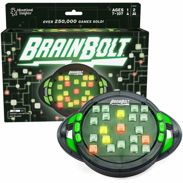 Learning Resources BrainBolt Memory Game - Theme/Subject: Learning - Skill Learning: Memory, Sequencing, Patterning, Visual - 7 Year & Up - Multi