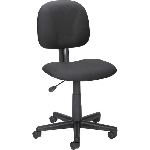 LYS Multi-task Chair - Fabric Back - 5-star Base - Black - 1 Each