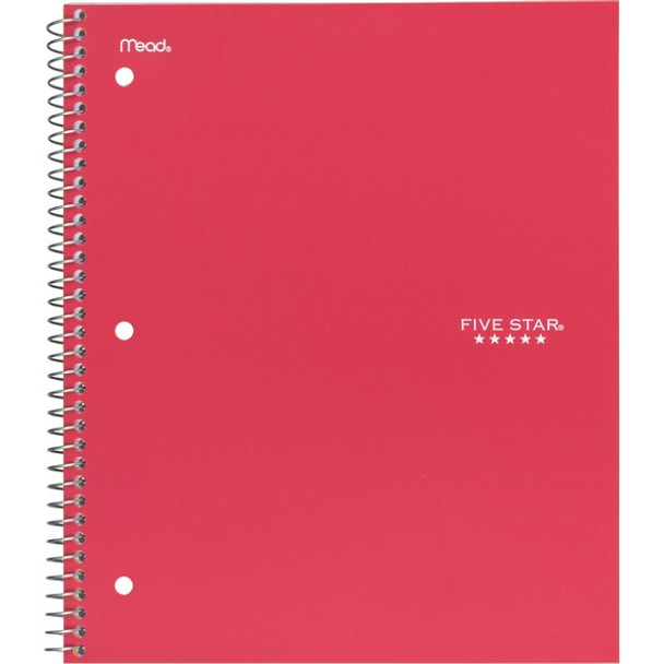 Five Star Wirebound 1-subject Notebook - Ring8" x 10.5" - Bend Resistant, Crack Resistant - 1 Each