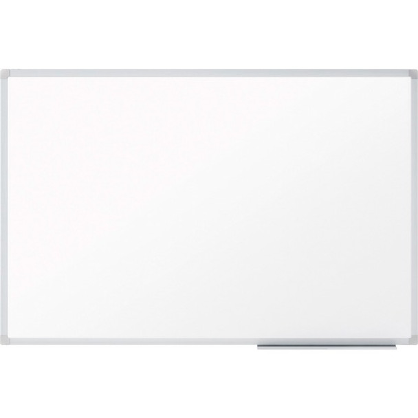 Mead Basic Dry-Erase Board - 72.6" (6.1 ft) Width x 48.6" (4.1 ft) Height - White Melamine Surface - Silver Aluminum Frame - Durable, Marker Tray - 1 Each