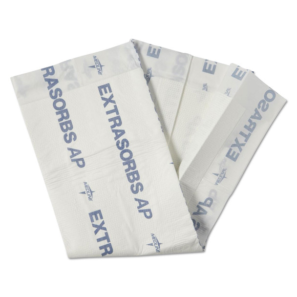 Extrasorbs Air-Permeable Disposable DryPads, 30" x 36", White, 70/Carton