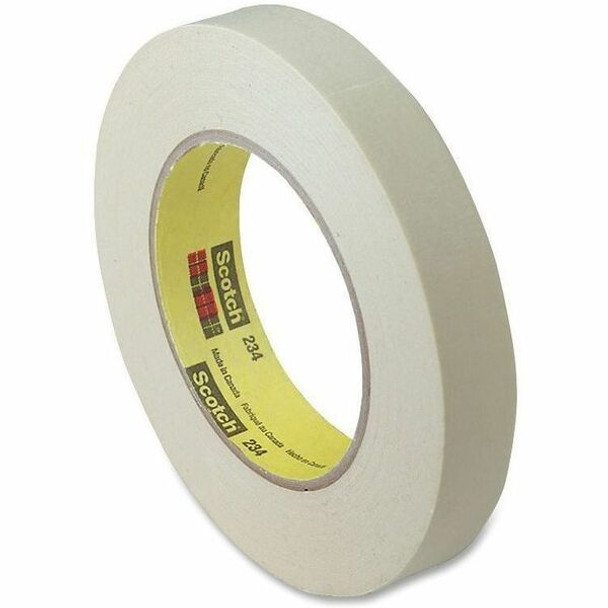 Scotch General-Purpose Masking Tape - 60 yd Length x 0.75" Width - 5.9 mil Thickness - 3" Core - Rubber Backing - For Multipurpose - 1 / Roll - Tan