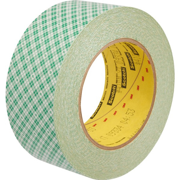 Scotch Double-Coated Paper Tape - 36 yd Length x 2" Width - 6 mil Thickness - 3" Core - Kraft - Rubber Backing - Chemical Resistant, Temperature Resistant, Moisture Resistant, UV Resistant - For General Purpose, Multipurpose - 1 / Roll - Natural