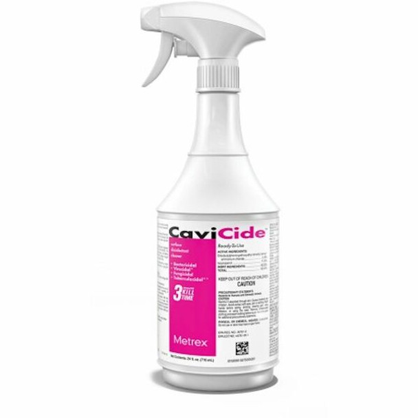 Metrex Cavicide Disinfectant Cleaner - Ready-To-Use - 24 fl oz (0.8 quart) - 12 / Carton - White