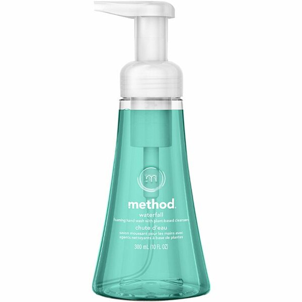 Method Waterfall Scent Foaming Hand Wash - Waterfall ScentFor - 10 fl oz (295.7 mL) - Bottle Dispenser - Hand - Aqua - Cruelty-free, Paraben-free, Phthalate-free - 1 Each