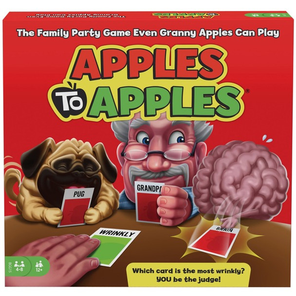 Mattel Apples to Apples Party in a Box - The Game Of Hilarious Comparisons - Contains Topical and Pop Culture References - Family and Friend Game