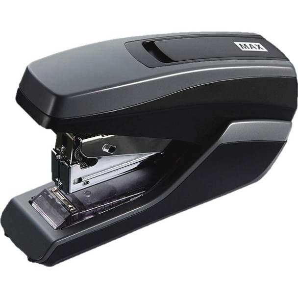 MAX HD-55FL Half-strip Stapler - 35 of 80g/m&#178; Paper Sheets Capacity - 100 Staple Capacity - Half Strip - 24/6mm, 26/6mm Staple Size - 1 Each - Gray, Black