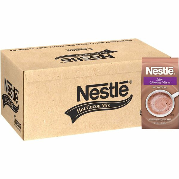 Nestle Rich Chocolate Hot Cocoa Mix - 1.50 lb - Bag - 12 / Carton