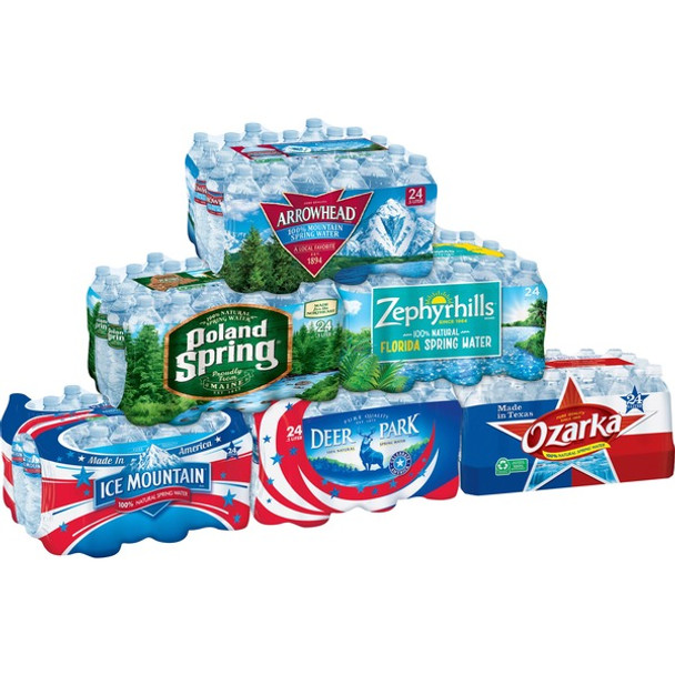 Nestle Premium Bottled Spring Water - Ready-to-Drink - 16.91 fl oz (500 mL) - Bottle - 24 / Carton