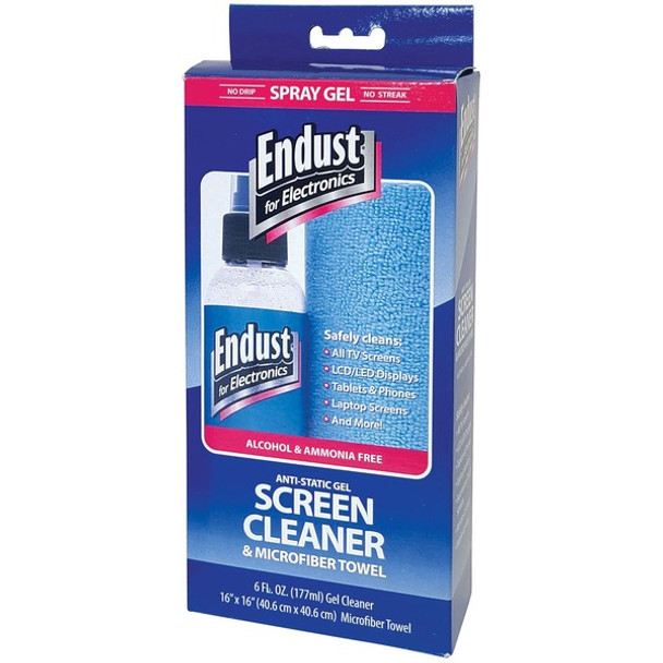 Endust 12275 LCD & Plasma Cleaning Combo - Display Screen - Streak-free, Ammonia-free, Alcohol-free