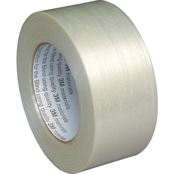 AbilityOne  SKILCRAFT Filament Tape - 2" Width x 60yd Length - 3" Core - 1 Roll - Off-white