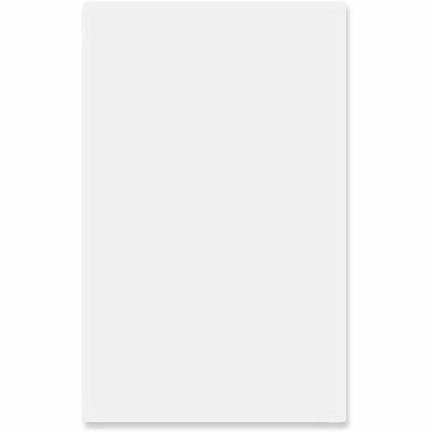 AbilityOne  SKILCRAFT Writing Pad - 100 Sheets - Plain - Glue - 16 lb Basis Weight - 5" x 8" - White Paper - 1 Dozen