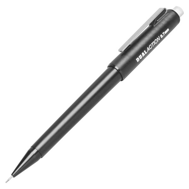 AbilityOne  SKILCRAFT Twist Top Mechanical Pencil - #2 Lead - 0.7 mm Lead Diameter - Black Barrel - 1 Dozen