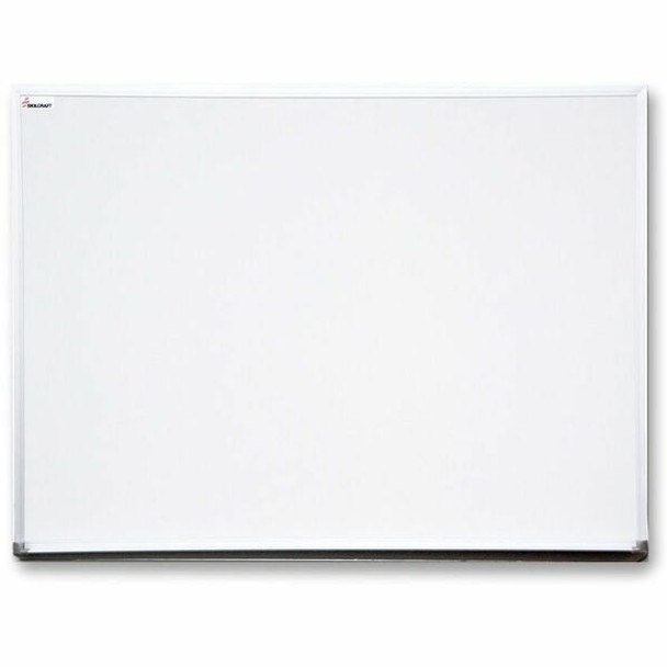 AbilityOne  SKILCRAFT Melamine Surface Dry-erase Board - 24" x 18" - Anodized Aluminum Frame - White Board