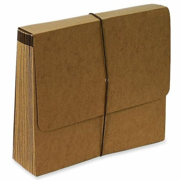 AbilityOne  SKILCRAFT Expanding File Pocket - Letter - 8.5" x 11" - 15" Expansion - 1 Each - Brown