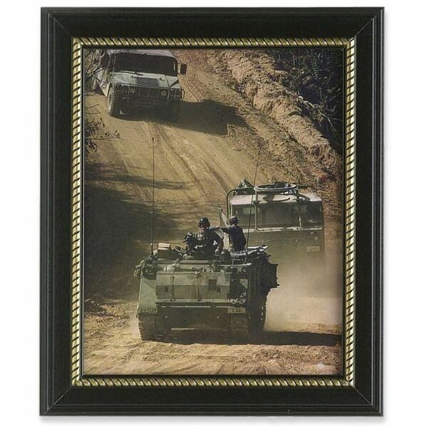 AbilityOne  SKILCRAFT U.S. Military Army Frame Picture - 8.50" x 11" Frame Size - Horizontal, Vertical - Hanger - 1 Each