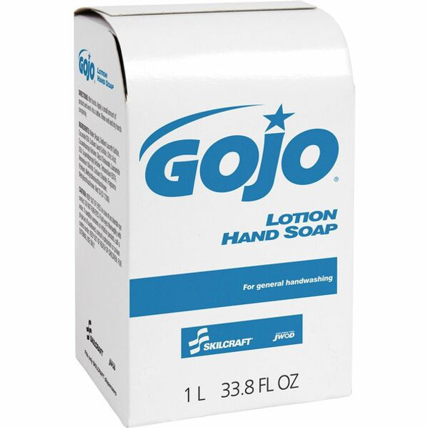 AbilityOne  SKILCRAFT GOJO Lotion Soap Refill - 1000mL - Moisturizing, pH Balanced - Pink - 8 / Box