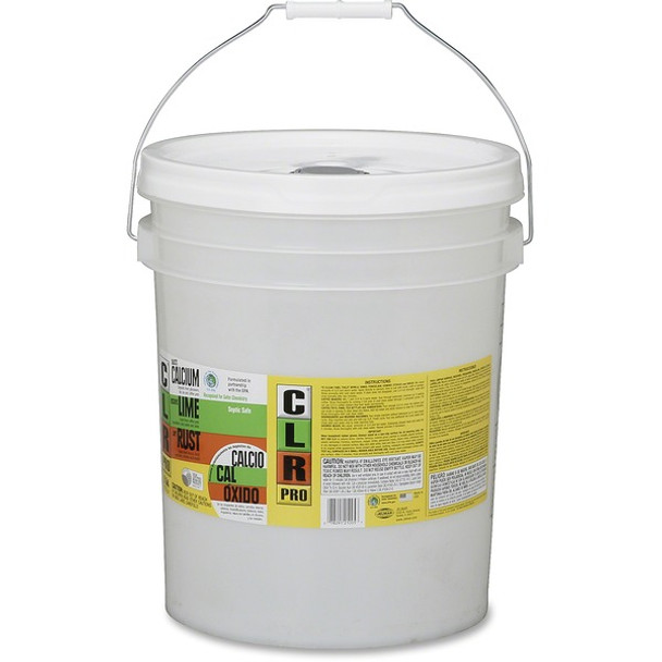 AbilityOne  SKILCRAFT Calcium Lime Remover 5-Gal Pail - For Tub, Shower, Glassware, Sink, Fiberglass, Dishwasher, Humidifier - 640 fl oz (20 quart) - 1 Each - Bio-based - Green