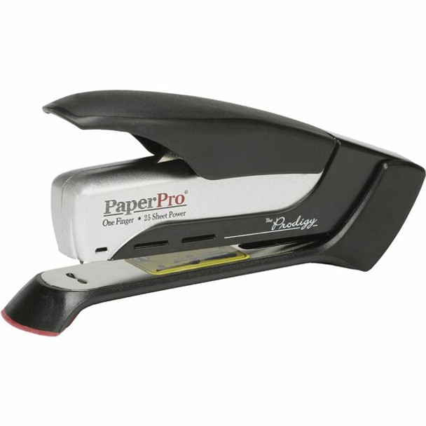 AbilityOne  SKILCRAFT Spring Powered Desktop Stapler - 25 Sheets Capacity - Gray, Black