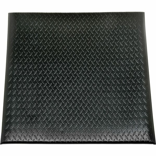 AbilityOne  SKILCRAFT 7220015826231 Industrial Anti-fatigue Mat - Floor - 36" Length x 24" Width x 0.56" Thickness - Vinyl - Black - 1Each