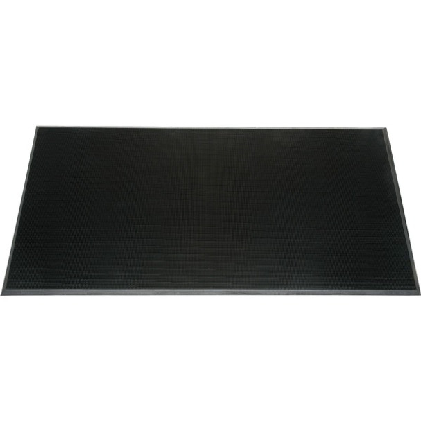 AbilityOne  SKILCRAFT Heavy-duty Scraper Mat - Floor - 32" Length x 24" Width x 0.63" Thickness - Rubber, Vinyl - Black - 1Each