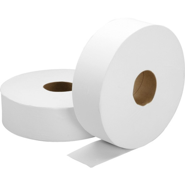 AbilityOne  SKILCRAFT Jumbo Roll Toilet Tissue - 2 Ply - 3.70" x 2000 ft - White - Fiber - Non-chlorine Bleached - For Restroom, Washroom - 6 / Box