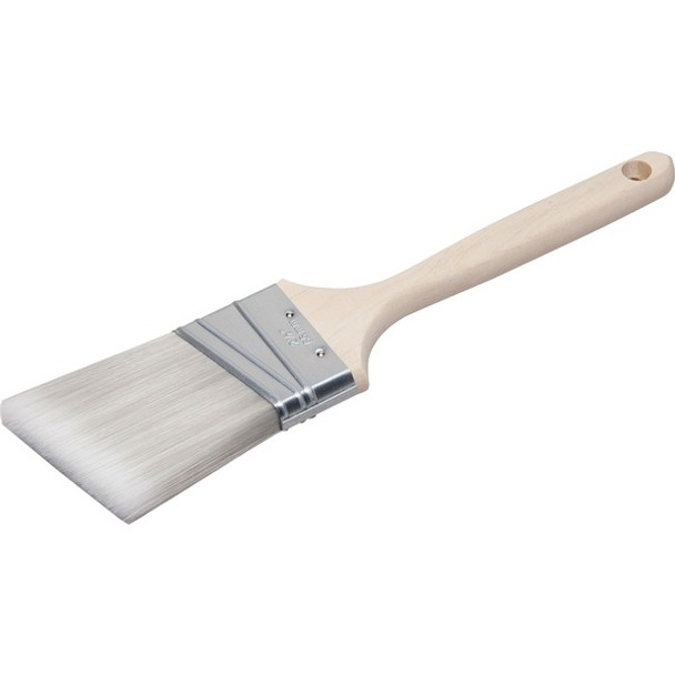 AbilityOne  SKILCRAFT Synthetic Filament Angle Paint Brush - 1 Brush(es) - 2.50" Bristle - Steel Ferrule